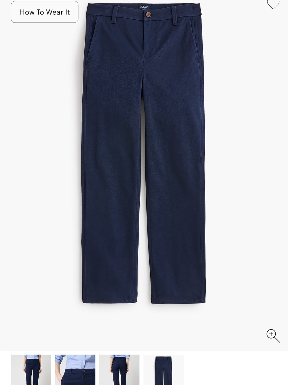 J. Crew Factory Navy Blue Everyday Chino Pants CQ630 Brand New